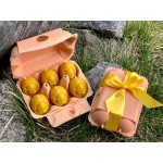 Vaškinių kiaušinių-viščiukų dėžutė